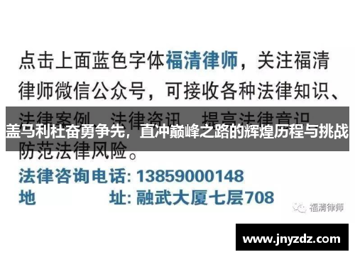 盖马利杜奋勇争先，直冲巅峰之路的辉煌历程与挑战